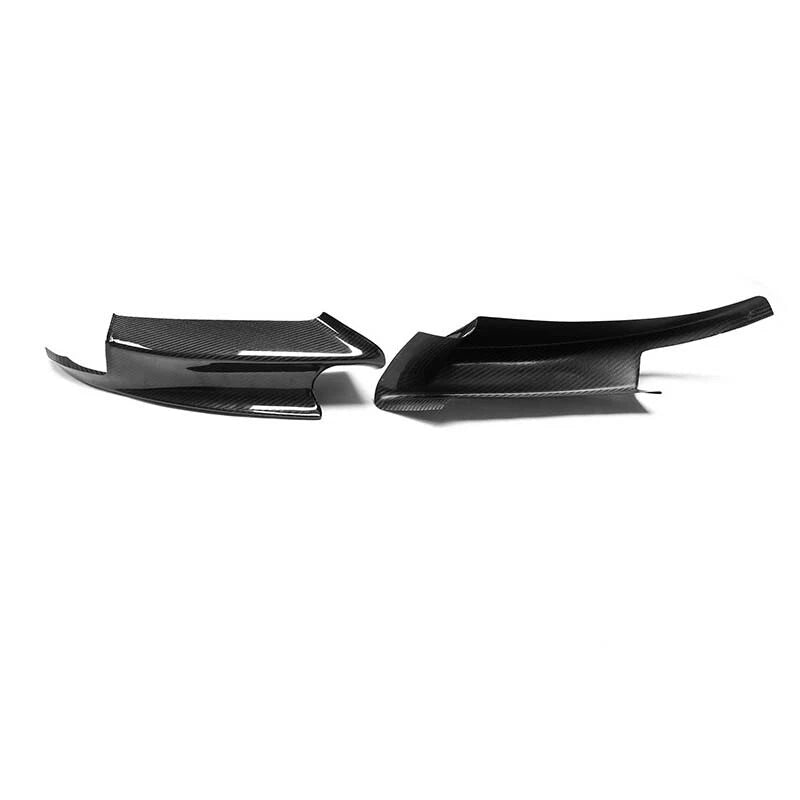DRY Carbon Fiber Front Bumper Lip Splitters Spoiler For BMW 2008-2013 E90 E92 M3