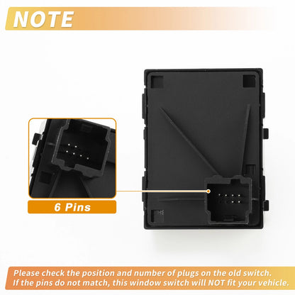 Front Side Power Window Switch for Ford Mustang (2010-2014)