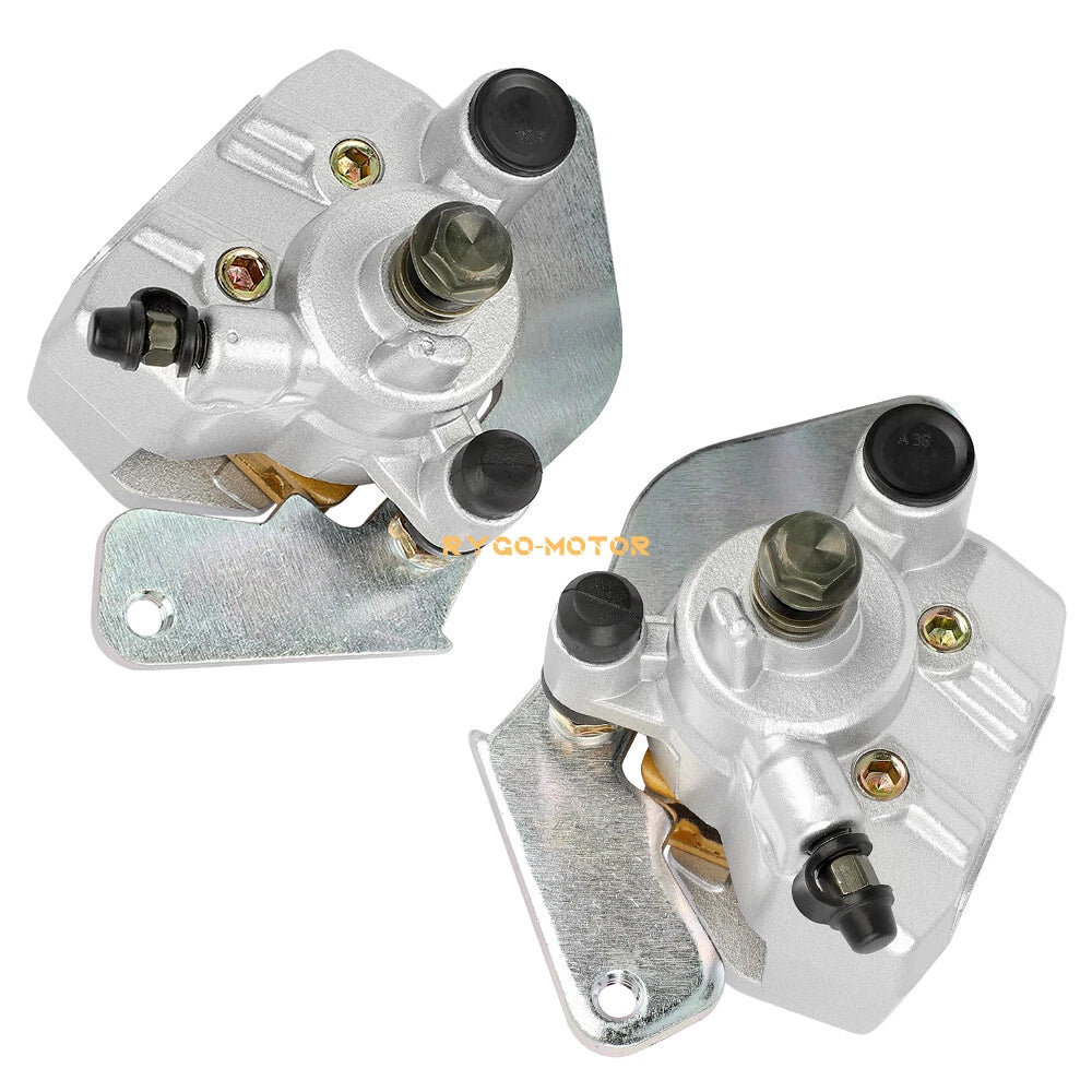 Front Brake Calipers & Pads for Honda Rancher 420 TRX420 Foreman 500 TRX500 ATV