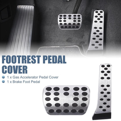 2 x Gas Brake Pedal Pad Covers for Mercedes-Benz C E S GLC GLE Class
