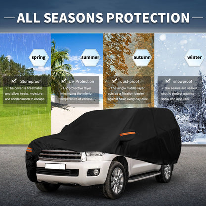Waterproof Aluminum Film Car Cover for Toyota Sequoia (2001-2023)