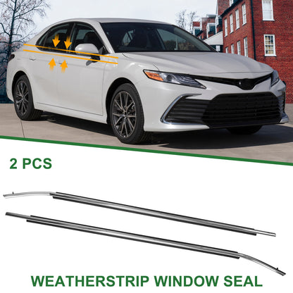 Front Left & Right Weatherstrip Window Seals for Toyota Camry (2012-2014)