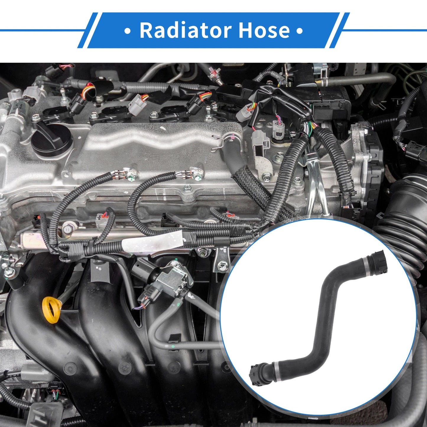 Radiator Hose for BMW 5 Series Touring F11 525d xDrive 2013-2017