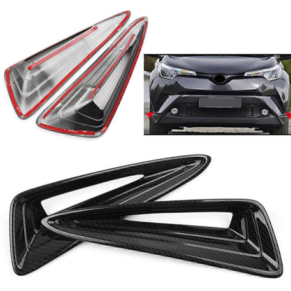 Front Fog Lamp Light Air Vent Cover Trim for Toyota CHR (2016-2018)