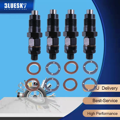 4 x New Diesel Fuel Injectors for Nissan Navara TD27 D21 2.7L (1988-1996)