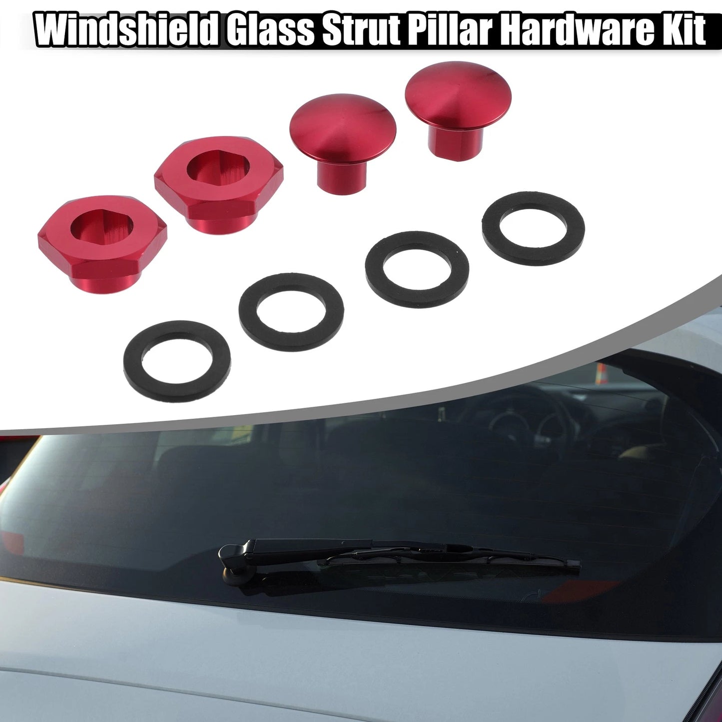Rear Window Windshield Strut Pillar Hardware for Honda CR-V (2007-2016)