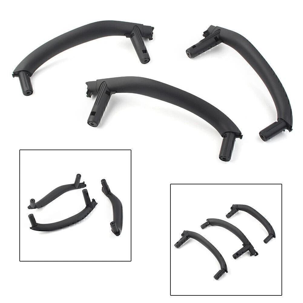 Black Interior Door Pull Handle Trim Cover for BMW X5 X6 F15 F16 (2014-2020)