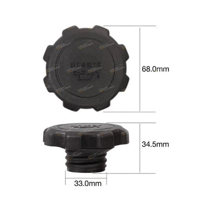 Engine Oil Filler Cap / 2.4L 4cyl / Hilux 4Runner LN61 (1985–1989)