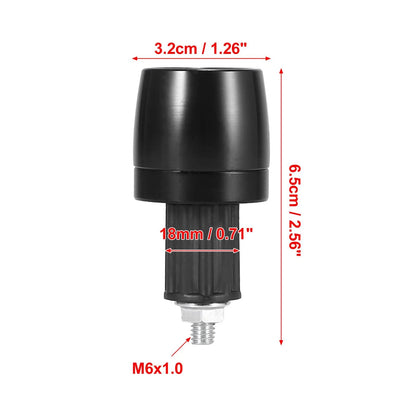 2pcs 18mm Handlebar End Caps Plug CNC Aluminum Alloy for Motorcycle