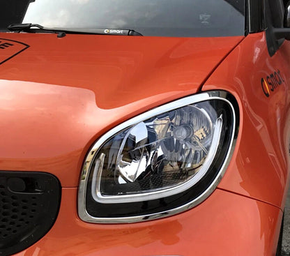 Headlight Trim Bezel Cover for Smart Fortwo W453 (2015-present)