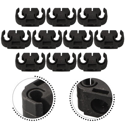 Brake Line Clip / 40 Pieces Brake Line Holder Black for Vehicles