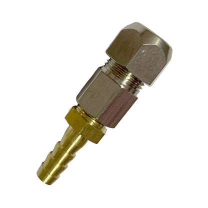 8mm to 6mm Compression Hose Barb Fitting for Transmission Cooler Line