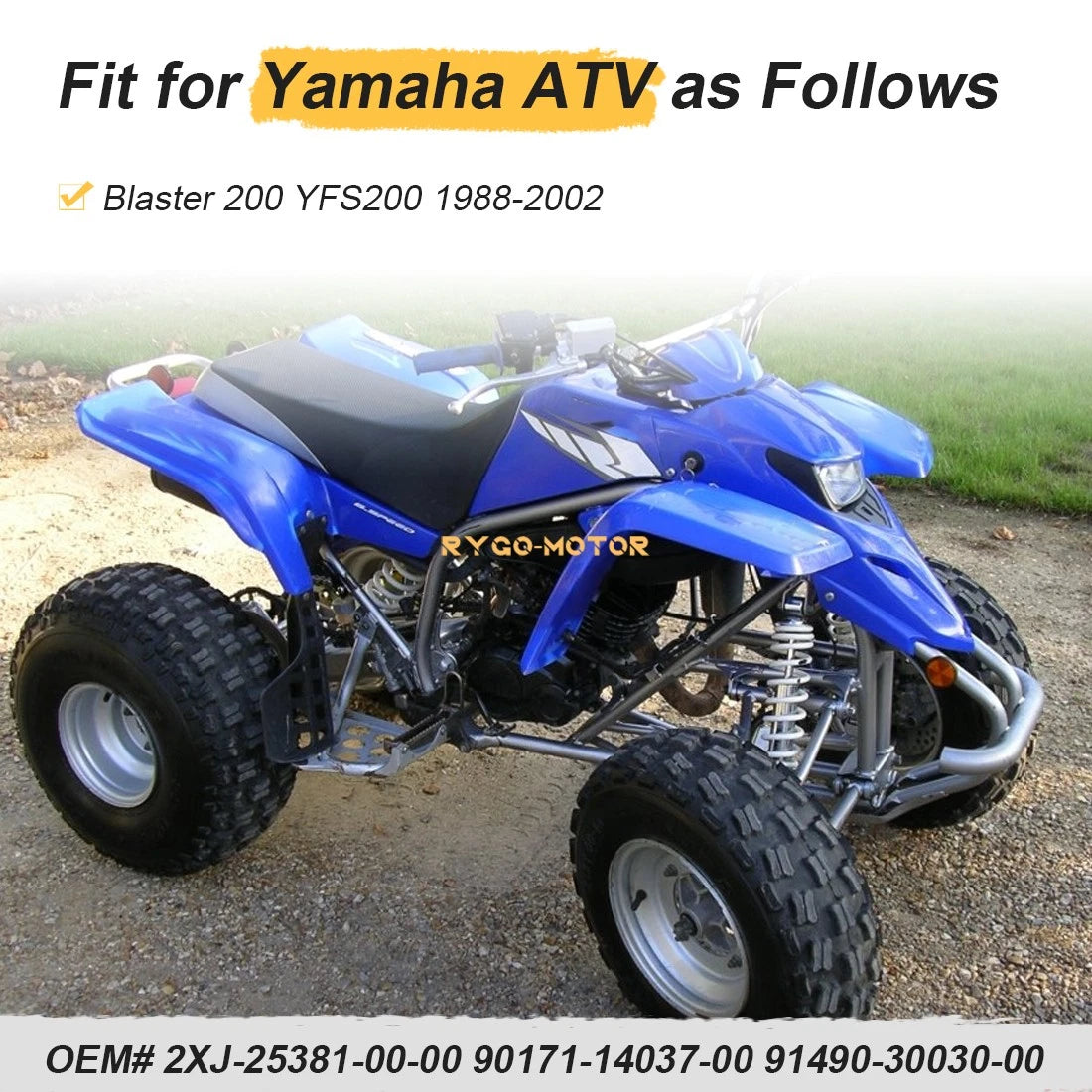 Rear Axle Shaft with Nut for Yamaha 2XJ