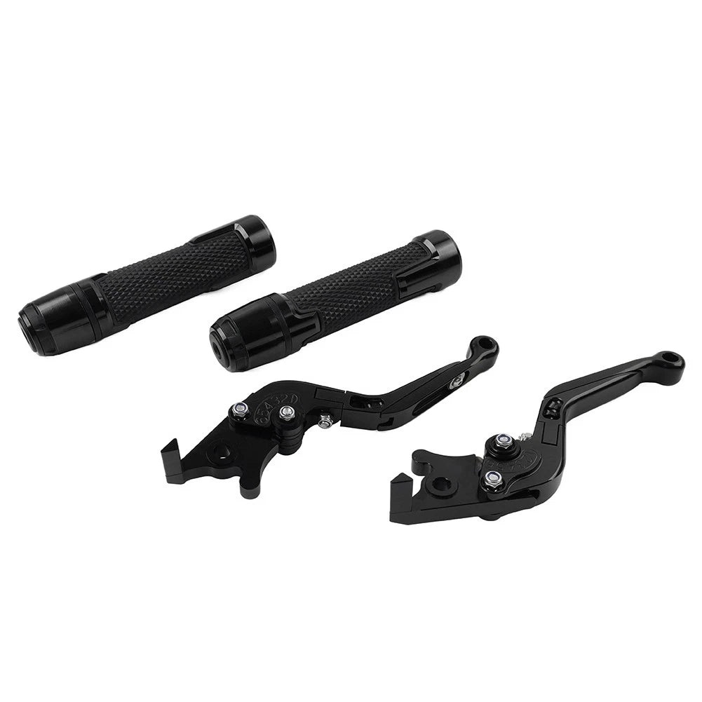 Folding Extendable Brake Clutch Levers & Handlebar Grips for BMW R1200GS (2004-2012)