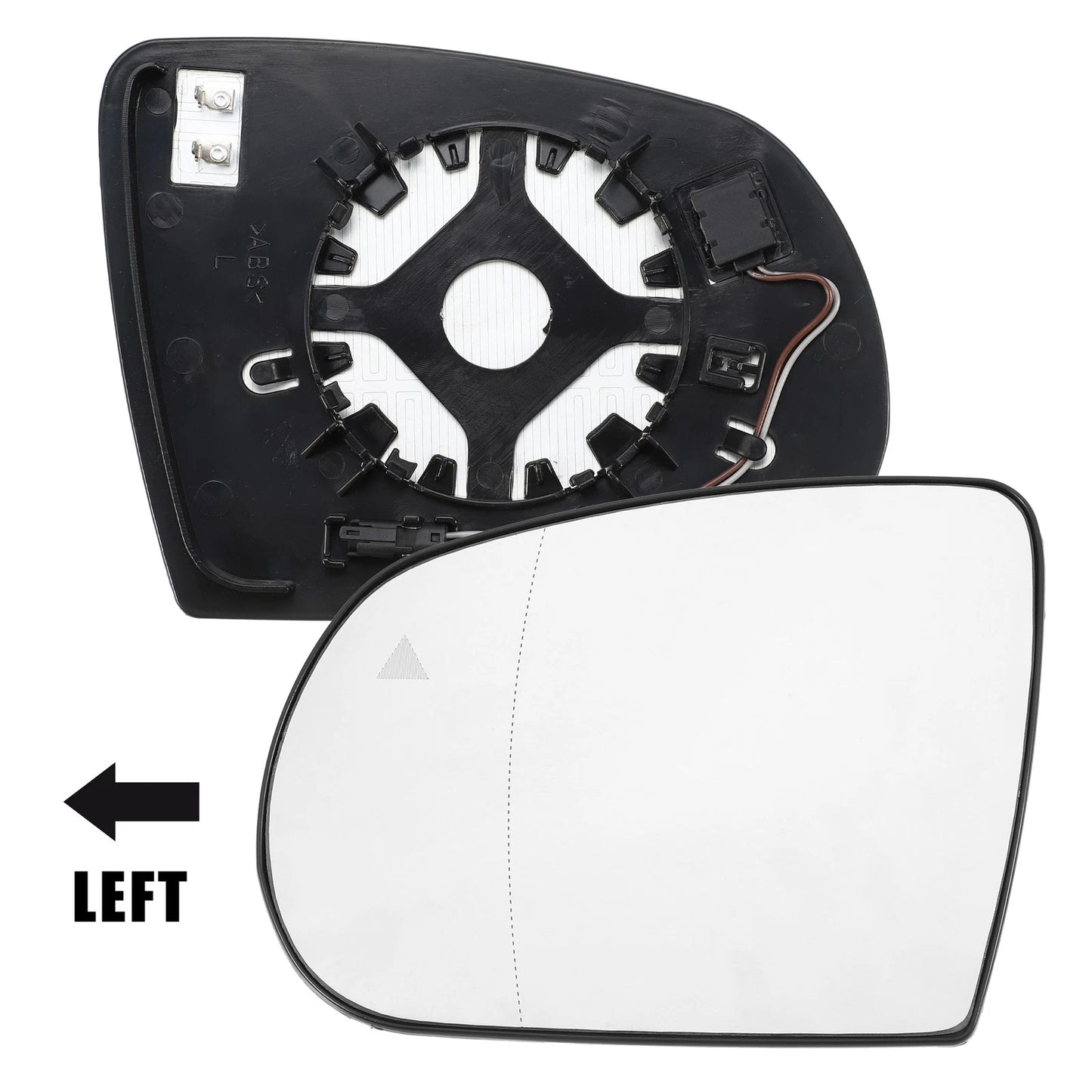 Heated Left Side Mirror Glass for Jeep Cherokee (2014-2019)