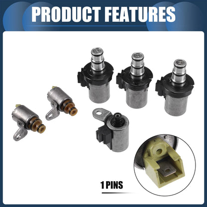Transmission Solenoid Set for Mazda CX-7, Ford Focus (2012-2000) Black