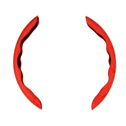 Suede Leather Steering Wheel Cover Protector for Universal Use