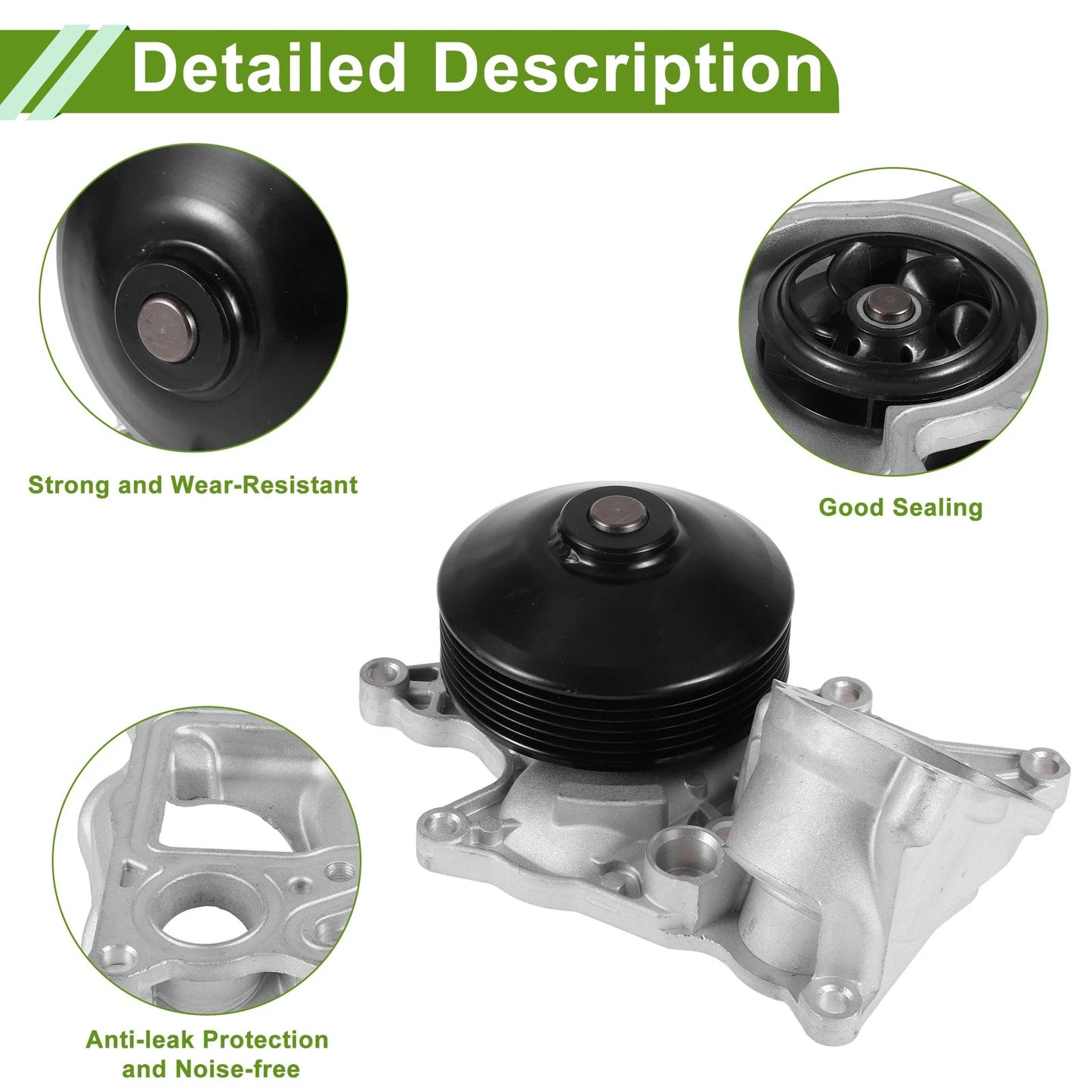 Engine Water Pump for BMW 535D Cooling Water Pump
