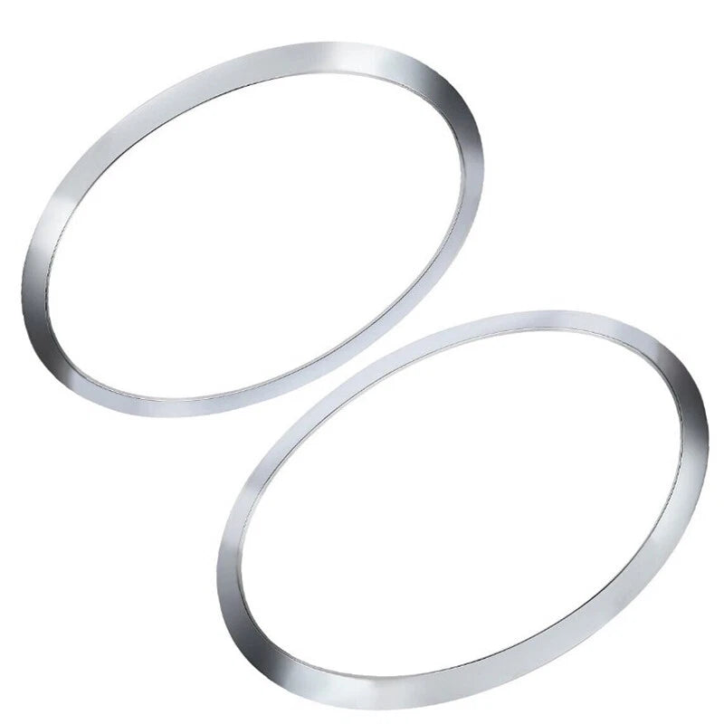 Headlight Trim Ring Set 2 x for Mini Cooper F55 F56 F57 (2014-2023) Chrome Silver