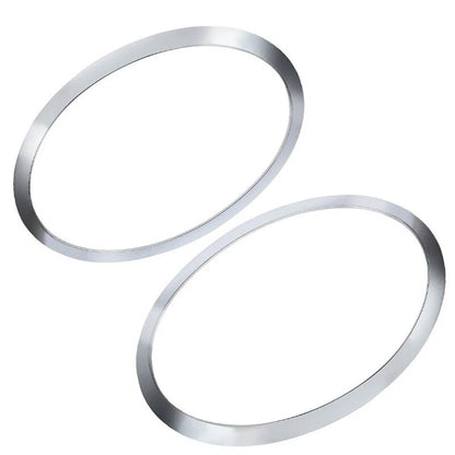 Headlight Trim Ring Set 2 x for Mini Cooper F55 F56 F57 (2014-2023) Chrome Silver