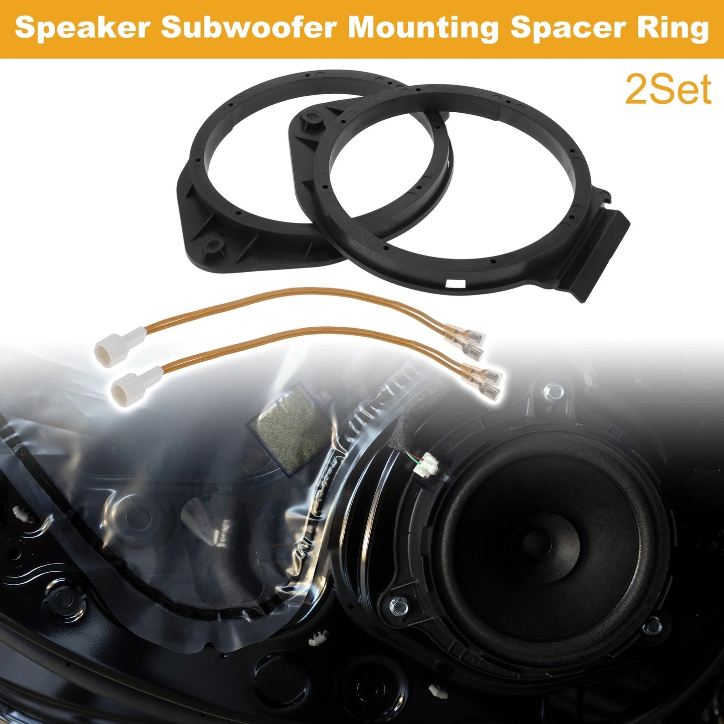 Speaker Spacer Ring Tweeter Adaptor 2 x for Buick Envision (2020–2021)