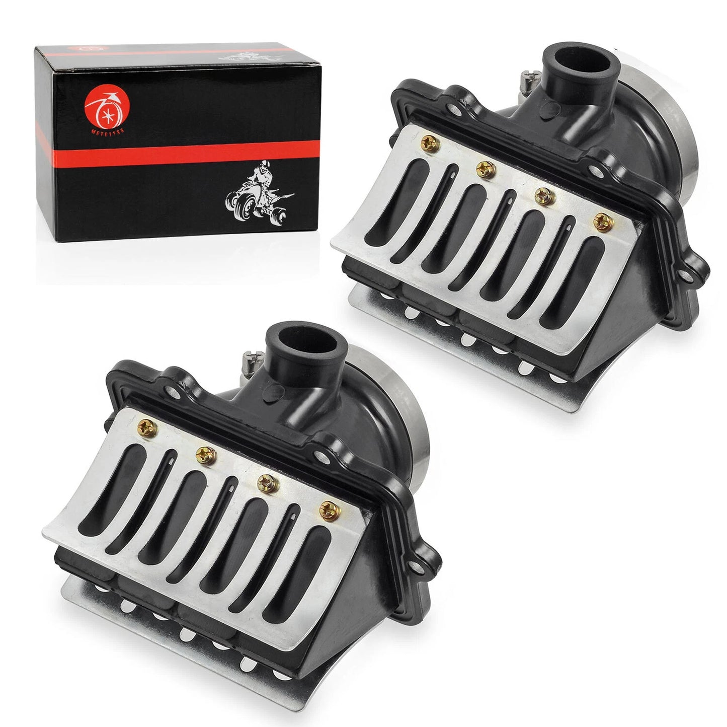 2 x Carb Flange Intake Socket Reed Valve for Ski-Doo Legend GT (2007–2012)
