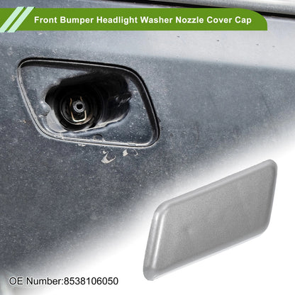 Front Left Washer Nozzle Cover for Toyota Camry (2018-2023) Silver Tone