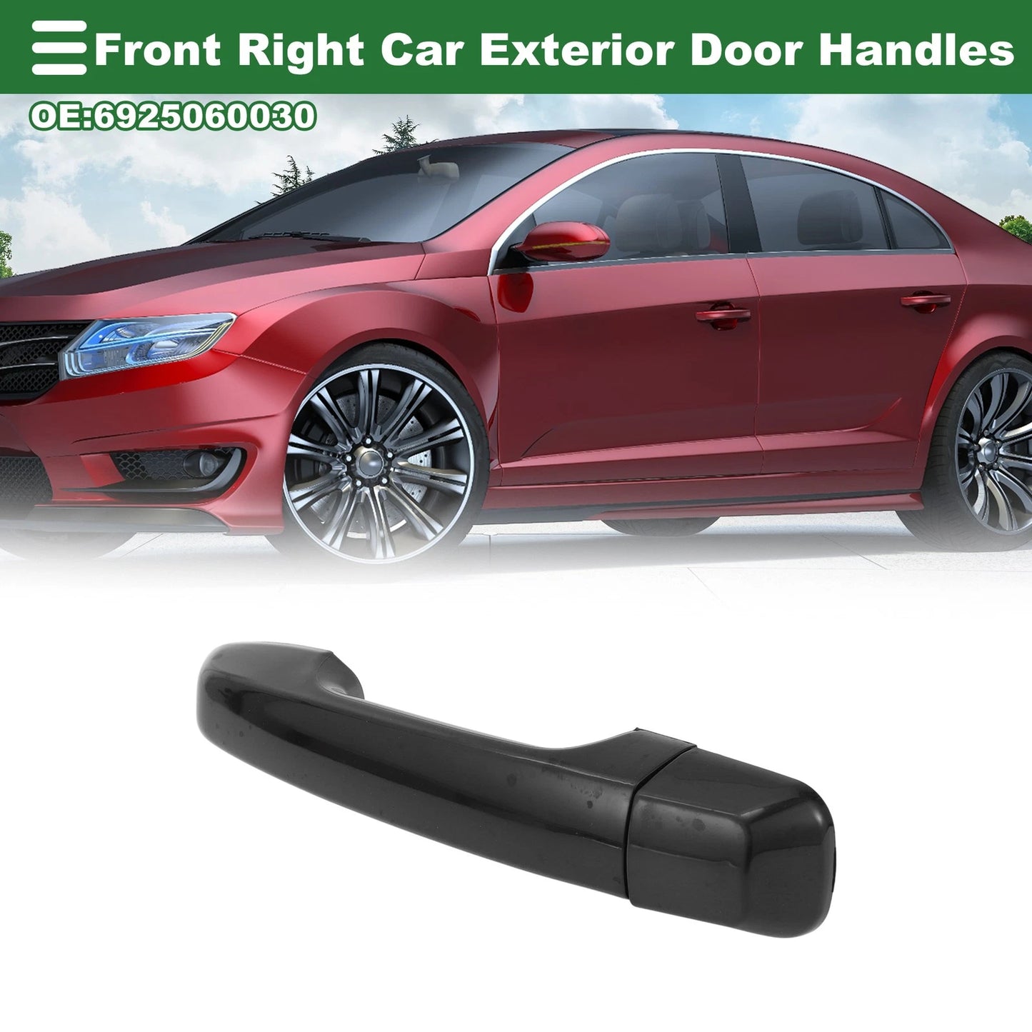 Front Right Exterior Door Handle for Toyota 4Runner