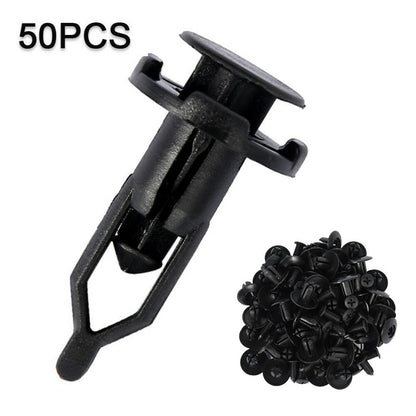 50x9mm Bumper Splash Shield Hood Engine Push Clip Rivet for Ford