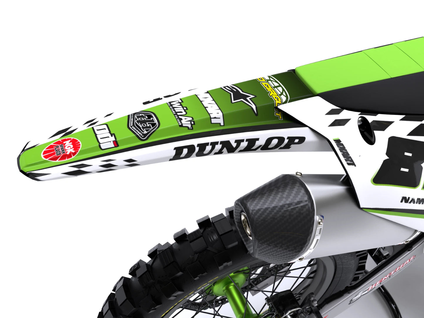 KLX 140 Graphics Decals Stickers for Kawasaki (2008-2018)