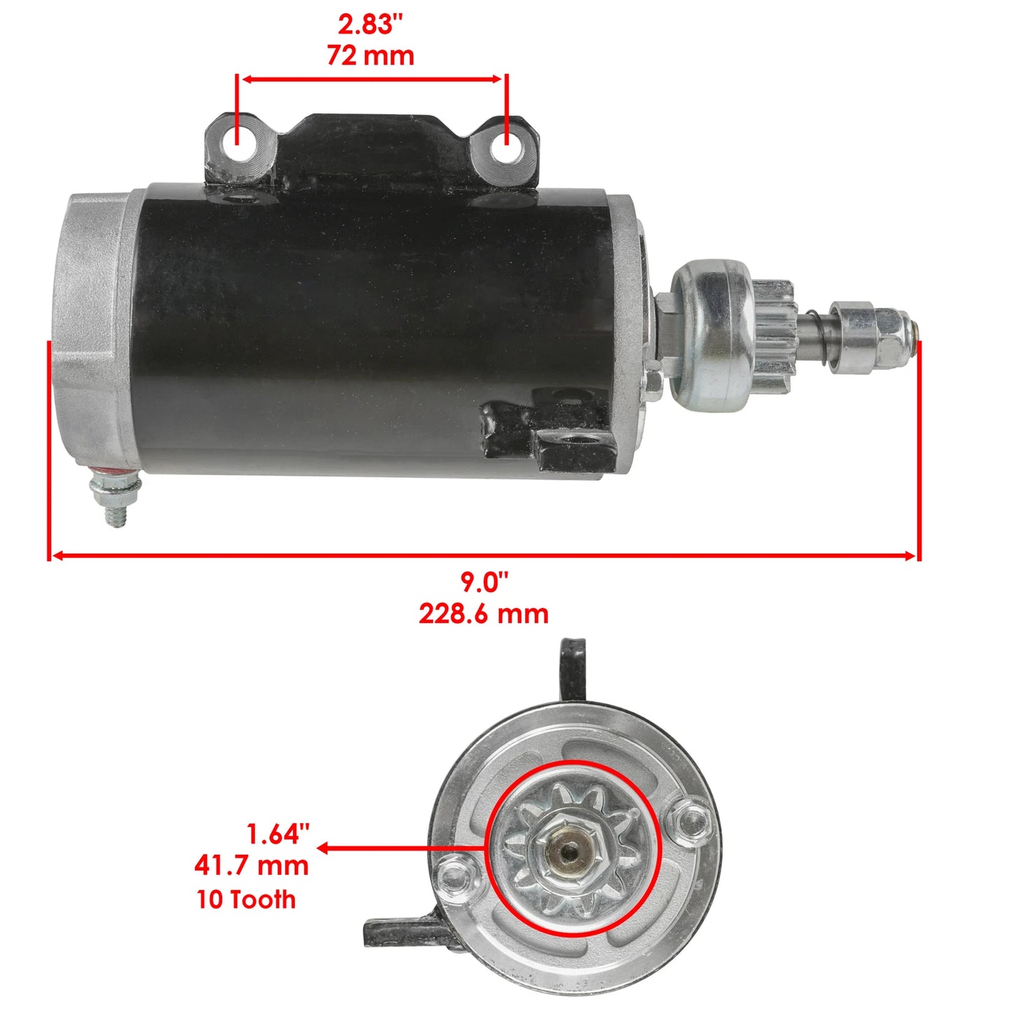 Johnson Outboard Starter for 80-115HP Models (80/88/90/100/112/115)