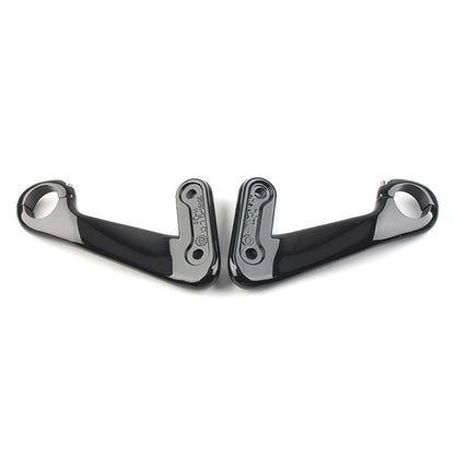 Front Fairing Support Brackets for Harley Road Glide (2010-2013) Black