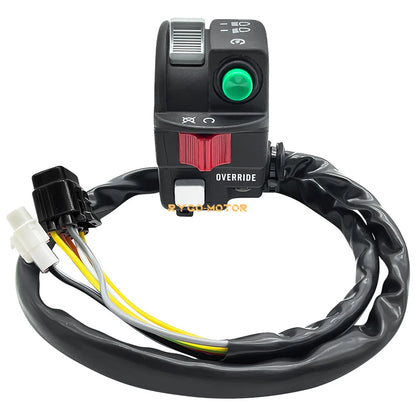 Left Bar Switch Start Kill Stop Headlight for Suzuki King Quad 500 LT-A500