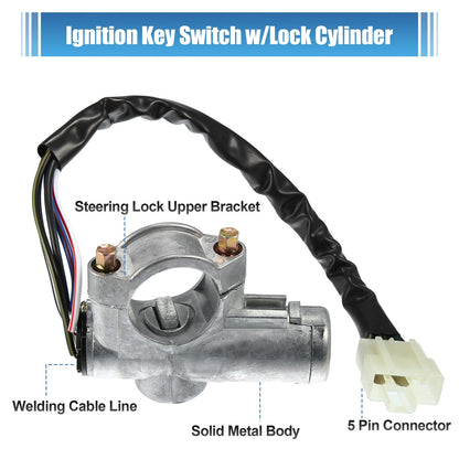Ignition Switch Steering Lock Cylinder for Nissan D21 Pickup (1986-1997)