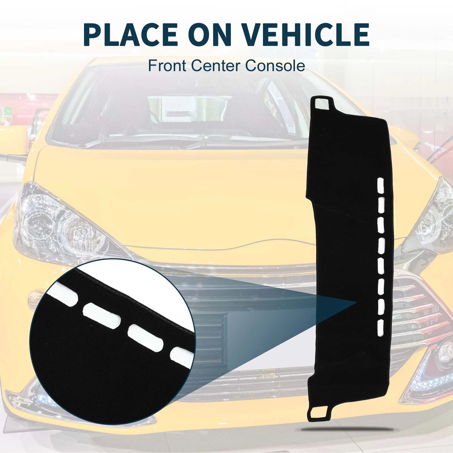 Dashboard Dash Cover Mat for TOYOTA Aqua NHP (2011-2021)