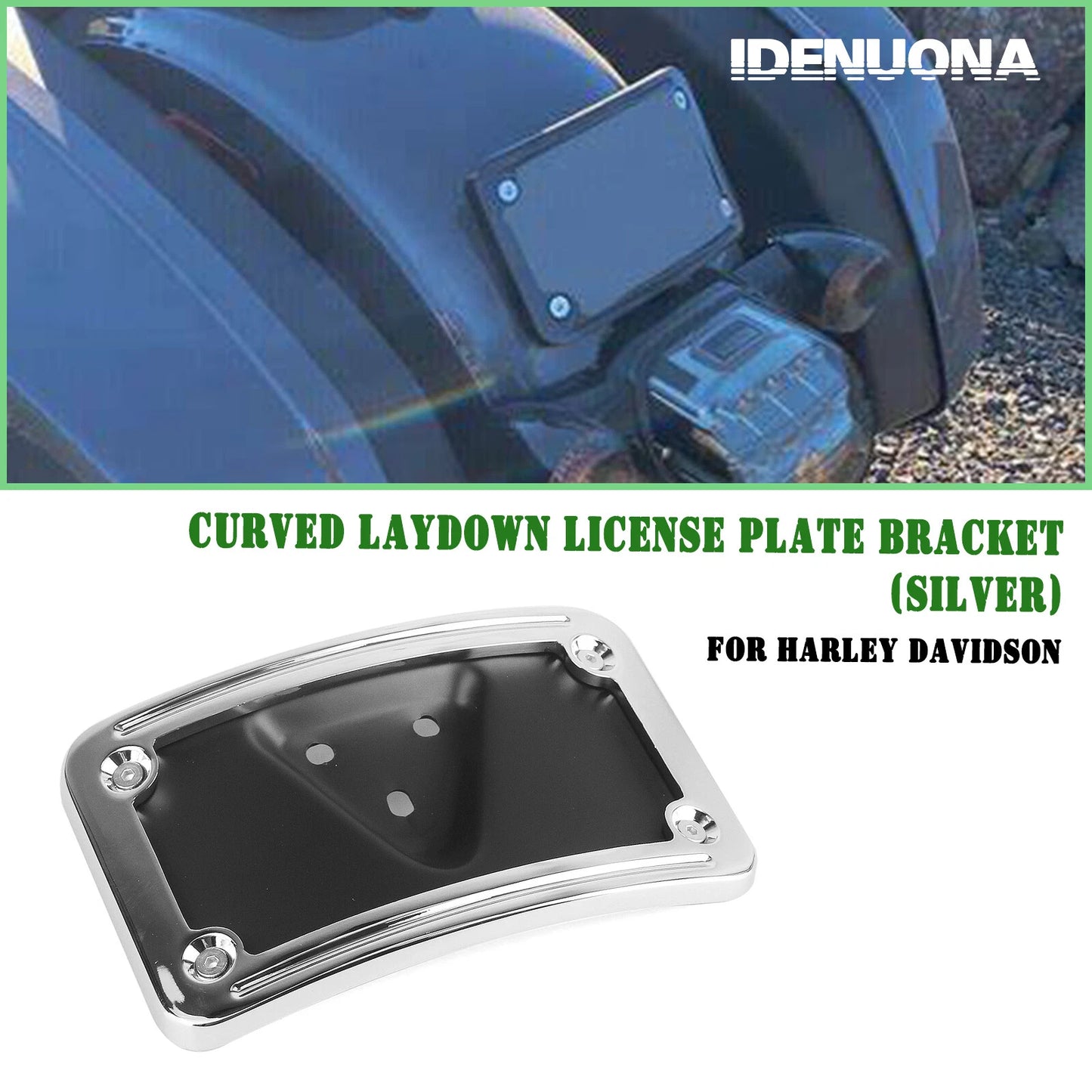 Rear License Plate Bracket Kit for Harley Davidson Dyna
