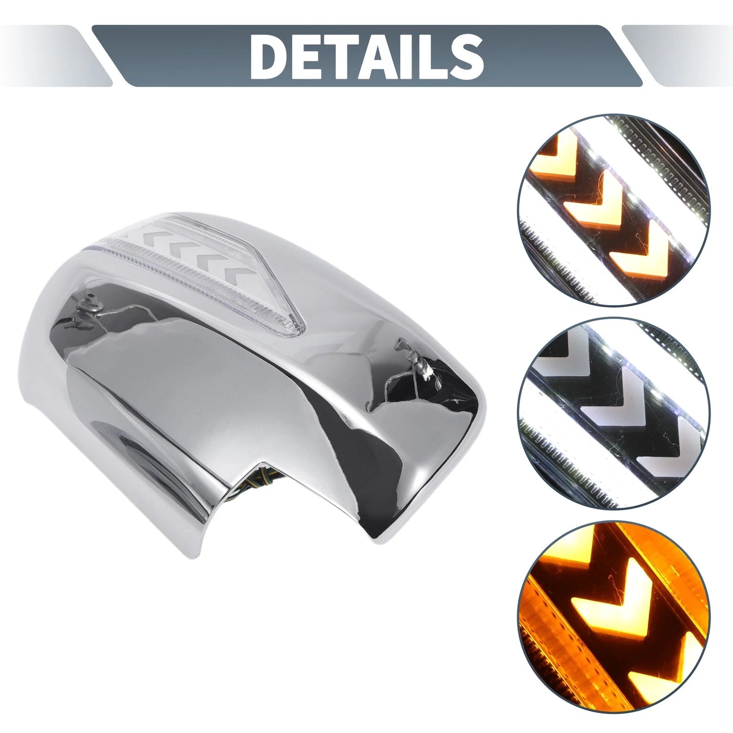 Rearview Mirror Cover Overlay Chrome for Lexus RX330 RX350 (2003)