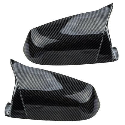 2 x Mirror Caps for BMW E60 E61 F10 F11 F01 F02 (2007-2017)