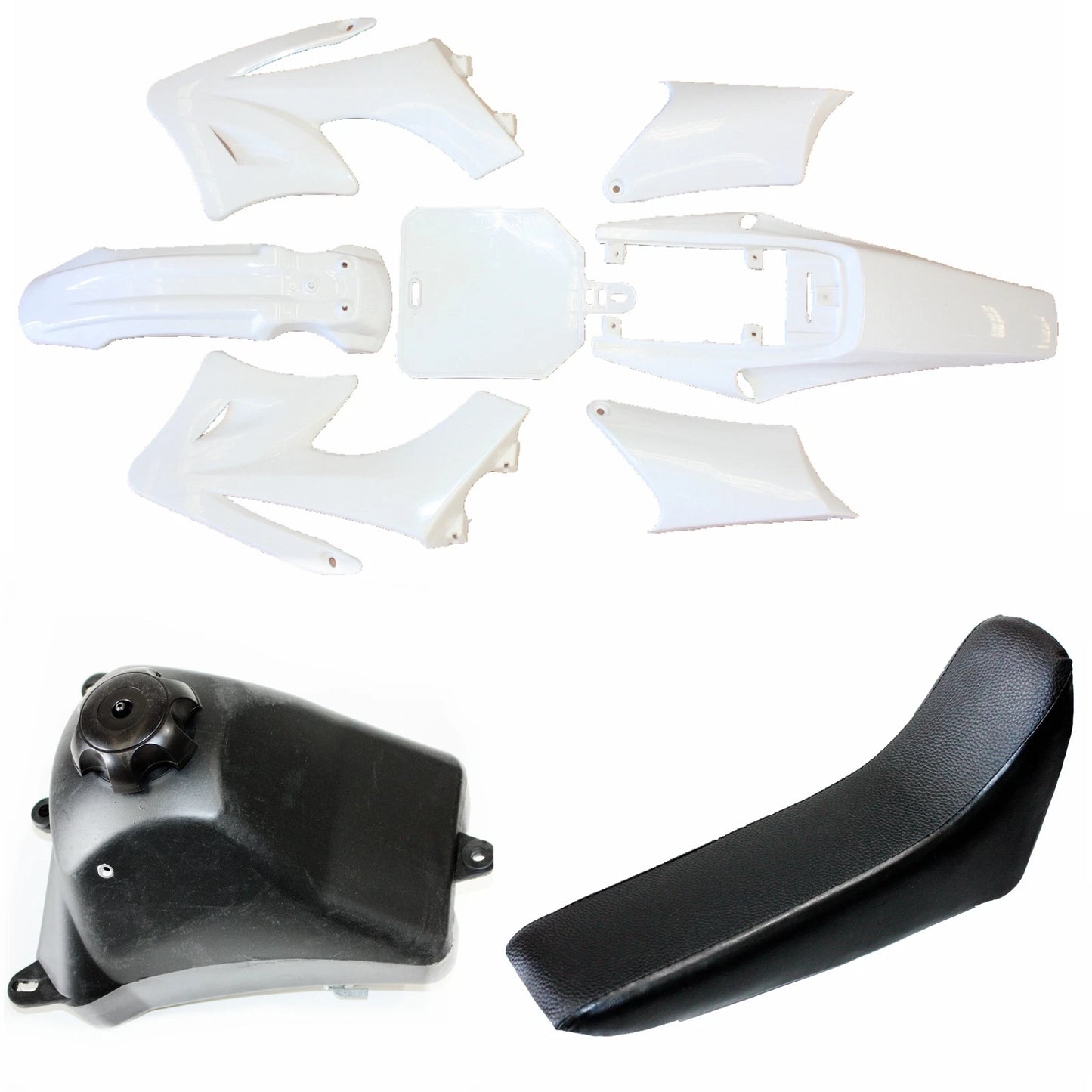 Fender Fairing Kit + Seat + Fuel Tank for 125cc Apollo Orion Dirt Bike