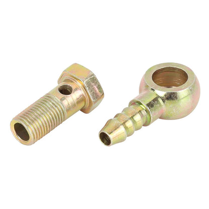 Bolt Fittings Metal / 2 x 10mm Banjo Hose Barb / for Motorcycle Car