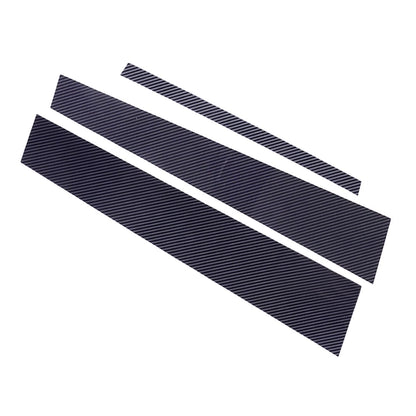 6 x Carbon Fiber Style Door Trim Covers for Acura TL (2004-2008)