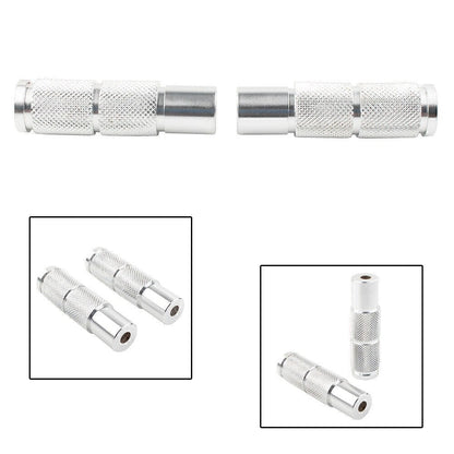 CNC Silver Rear Foot Pegs for Universal Motorcycle