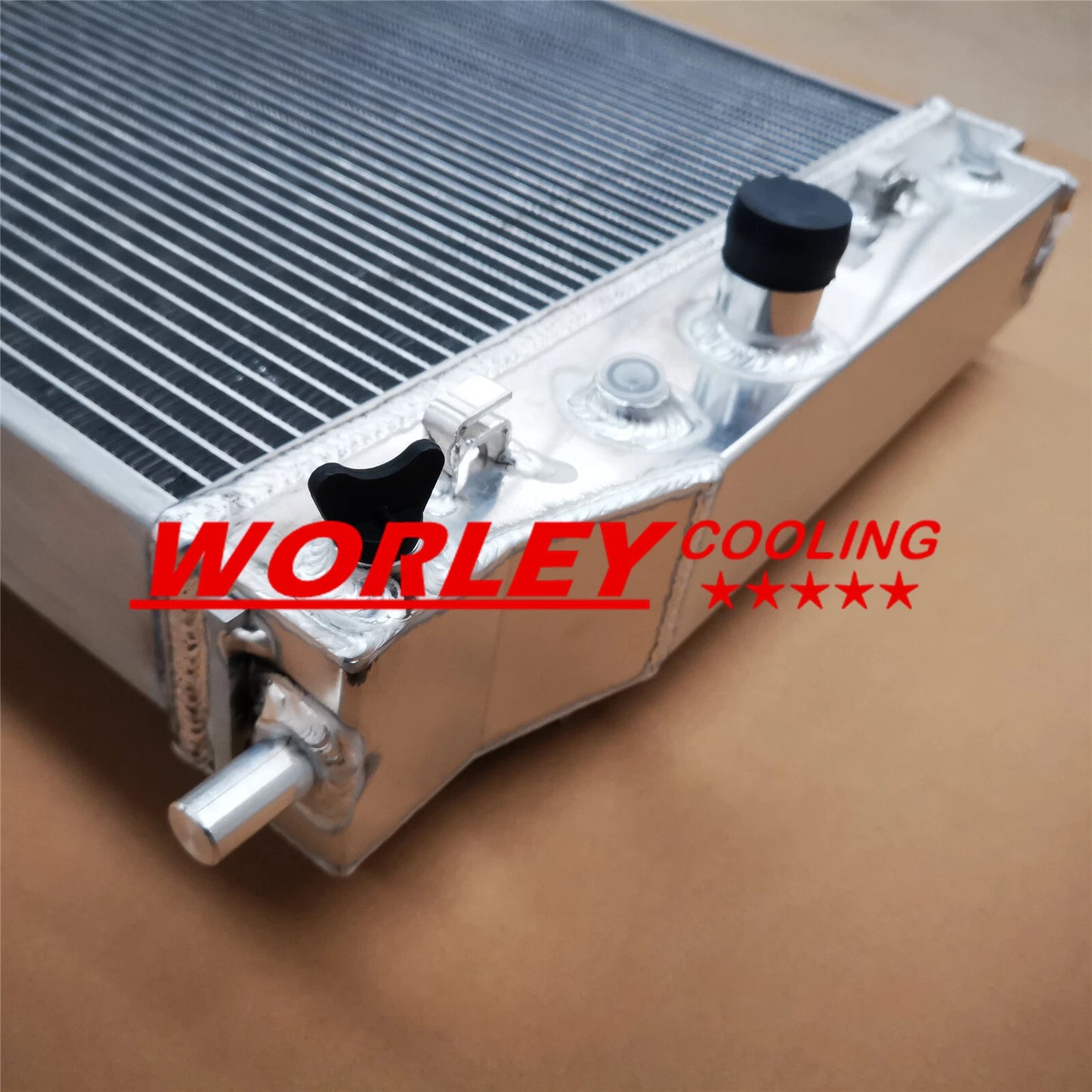 3 Row Aluminum Radiator + Fan for Chevy Corvette C6 (2005-2013)