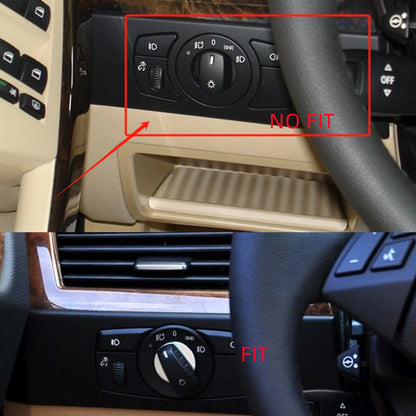 Headlight Switch Button Knob for BMW 5 Series E60 E61, X5 E70, X6 E71 (2007-2010)