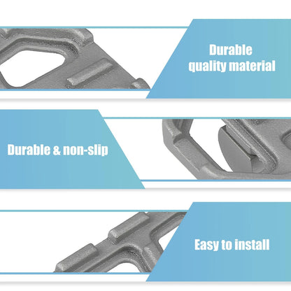 Wide Foot Pegs for BMW G310GS (2017-2022) - 1 Pair Gray