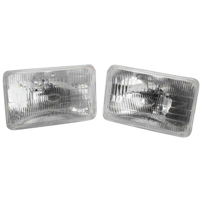 2 x Sealed Beams 6x4 Square 40/60W 12V for Landcruiser 80 Series (1990–1998)