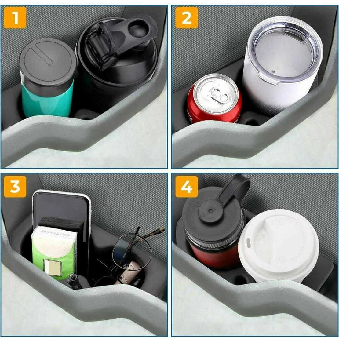 Door Cup Holder Pocket for Dodge Ram 1500 2500 3500 4500 (2002-2023)