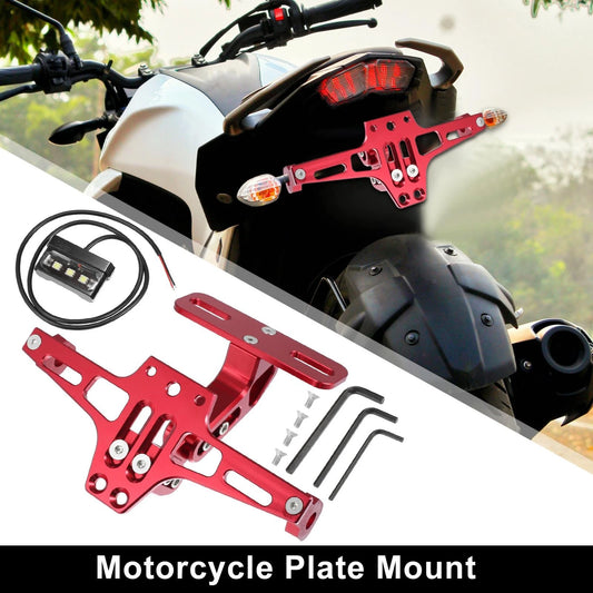 E-liminator Kit License Plate Bracket OEM Turn Signal Red for Motorcycle