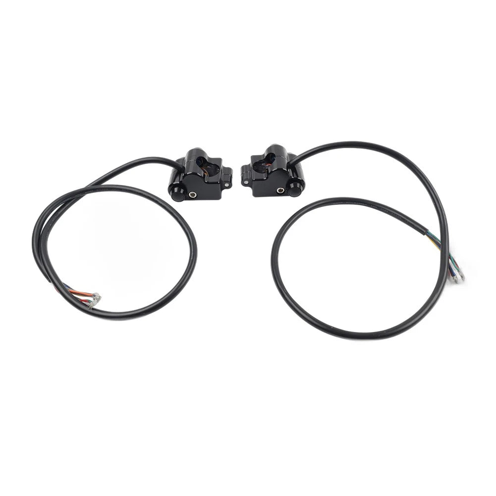 1" CNC Handlebar Switch Controls Housing for Harley Universal Motor Black