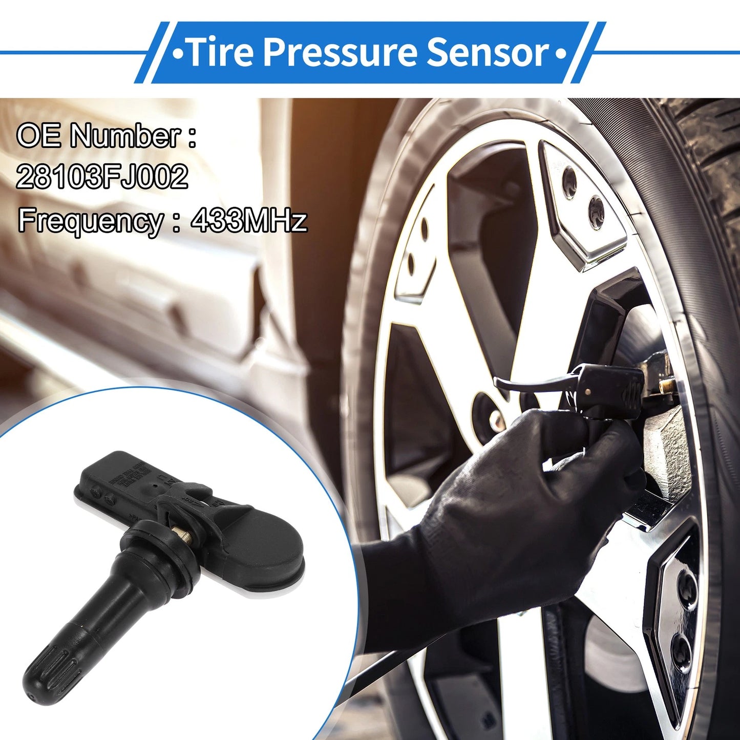 TPMS Sensor 433MHz for Subaru XV (2014-2017)